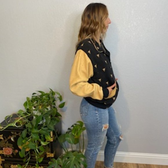 90s Cow Skull Montana Coat Co Bomber Jacket - Picture 4 of 6